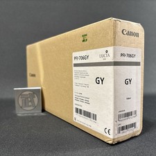 Canon PFI-706 GY Gray Ink Tank 700ml Expired New Unopened PFI-706GY picture