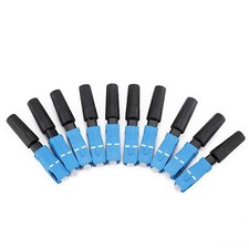 100pcs/set Embedded SC Optic Fiber Quick Fast Connector Adapter Fit For FTTH picture
