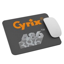 Cyrix 486 CPU Logo Mousepad - 90s Vintage Computer Enthusiast / Geek Gift picture