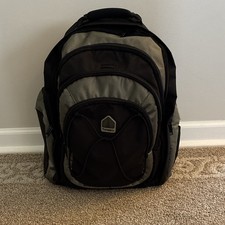Travelpro Padded Laptop Backpack, Solid Pattern Backpack, Black/Gray picture