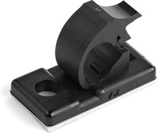 StarTech 100 Adhesive Cable Management Clips, Black, TAA, Sticky (CBMCC1) picture