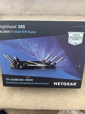 NETGEAR Nighthawk X6S AC3000 Tri-Band WiFi Router R7900P MU-MIMO Black picture