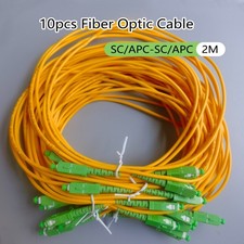 1/2/3/5/10pcs Fiber Optic Cable SC/APC-SC/APC 2M  Simplex Mode Indoor FTTH picture