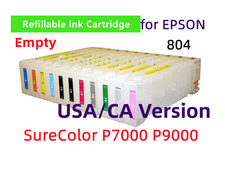11 Empty Refillable Ink Cartridge for Sure Color P7000 P9000 Printer 804 chip picture