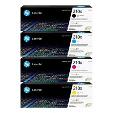 HP 210X High Yield Toner Cartridge Set ( W2100X, W2101X, W2102X, W2103X ) picture