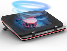 GT500 Powerful Turbo-Fan (4200 RPM) Laptop Cooling Pad with Infinitely Variable picture