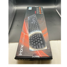 iHome IH-K301 Classic Corded Desktop Keyboard USB Quiet Keys Ultra Slim Black picture