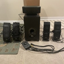 Logitech X-540 5.1 Surround Sound Speakers Subwoofer  Satellite picture
