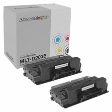 2PK MLT-D203E for Samsung 203E BLACK Extra HY Toner Cartridge SL-M4020 SL-M3820D picture