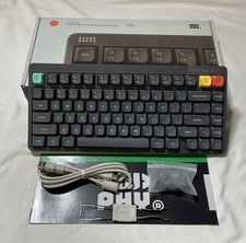 NuPhy Node 75 Tri-Mode Wireless Mechanical Keyboard - Ink Gray (Red Max Switch) picture