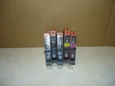 Genuine Canon CLI-8 Ink  Cartridges  Black - Photo Magenta - Yellow picture
