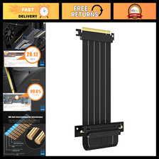300mm PCIe 4.0 X16 Riser Cable for GeForce RTX 40/30 & AMD Radeon RX7000/6000 picture