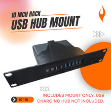 10 Inch USB Power Station Rack Mount for Home Lab, Rasberry Pi PDU IoT Rackmate picture