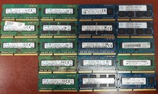 LOT OF 16X 4GB MIXED BRAND 1RX8 / 2RX8 PC3L-12800S LAPTOP RAM picture