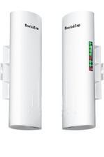 5.8G Long Range Wireless Bridge Kit Point to 2 Point Outdoor WiFi Bridge 2 Units picture