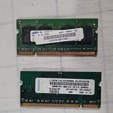 Samsung DDR2 SO-DIMM PC2-5300S 200-Pin Non-ECC RAM 768MB (2 Modules) picture