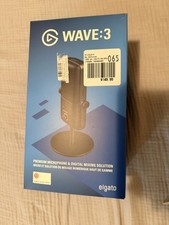 Elgato Wave:3 USB Condenser Microphone Streaming Podcast Black OPEN BOX picture