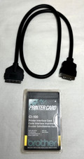 Vintage CI-100 Brother Printer Interface Card & Dongle Cord MP-21C MP-21CDX picture