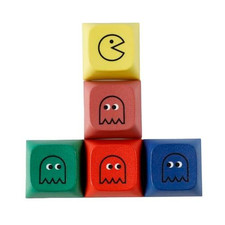 ZDA Proifile Pacman Five Dye PAC PBT Key caps Custom 5 Keys picture