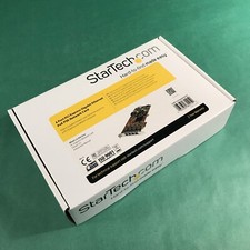 NEW  Startech ST4000PEXPSE 4-Port RJ45 Ethernet Power Gigabit PoE PCIe Card picture