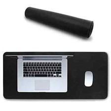 Londo Faux Leather Extended Large Mouse Pad Desk Mat - Black - 29