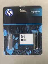 HP 64 Black Ink Cartridge (Exp 12/2025 - New Sealed picture