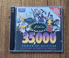 Masterclips 35,000 Premium Art Collection 2 Disc PC Clip Art Software ULTRA RARE picture