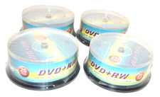 KHypermedia DVD+R 25 RW pack Data 4.7GB Video 120 Min 1x-2.4x Lot of 4 picture