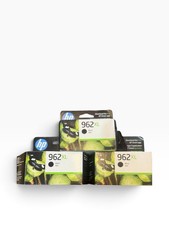 Genuine HP 962XL Dual Black 3-pack Ink Cartridges Exp 10/2025 picture