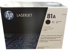 HP CF281A 81A Black Toner Cartridge Genuine OEM Retail Box Quick Ship NIB New picture