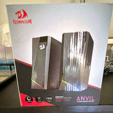 Redragon ANVIL GS520 2.0 RGB Gaming Computer Speakers Touch USB 3.5mm picture