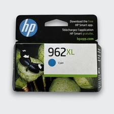 New Open Box HP 962XL High Yield Cyan Original Ink Cartridge, 3JA00AN picture