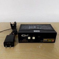 CKL CKL-922HUA 2 Port Dual Monitor HDMI KVM Switch 4K w/ Power Adapter Tested picture