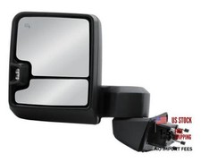 Driver Left Side Door Towing Mirror Power Heated Glass Basic Driver (LH) Side picture