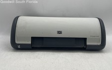 HP Deskjet D1420 Gray & White Color Compact Desktop Inkjet Printer Not Tested picture