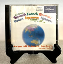 KidSpeak Language Learning CD ROM Spanish French German Italian Japanese Hebrew picture