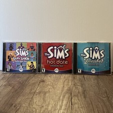 The Sims PC Game Unleashed, Hot Date & Livin’ Large Expansion Packs Pre-owned picture
