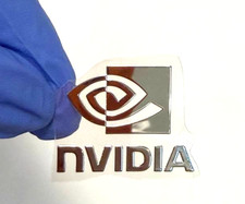 1 Pc Metallic Sticker Label Decal Case Badge 29mm x 23mm for NVIDIA picture