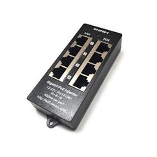 PoE Texas 4 Port PoE Injector - Gigabit Passive Power Over Ethernet - 802.3af picture