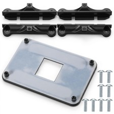 AM4 Backplate with 2 Pairs Brackets Set and 2 Sets of Screws CPU Cooler Black picture