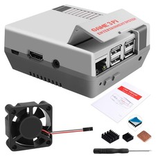 Geeekpi Case for Raspberry Pi 3B+ with Fan, Retro Gaming Nes3Pi Case with Coolin picture