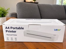 Labeer A4 Portable Inkless Thermal Printer – 203 DPI USB-C Travel Printer picture
