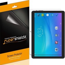 High Definition Clear Shield Screen Protectors 3 Pack for Onn 10.1 inch Tablet picture