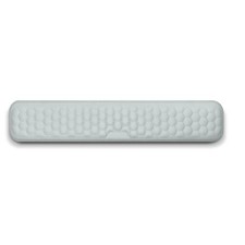 Medium Memory Foam Keyboard Wrist Rest Pad Fabric Surface Gray picture