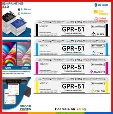 Toner Cartridge High Capacity Replacement 4 Pack Black Cyan Magenta Yellow picture