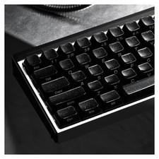 XVX Keycaps, Black Jelly Keyboard Keycaps with Glitter, Starry Key caps OEM P... picture