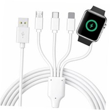 4 in 1 Watch & Phone Charger Cable – Travel Essentials Multi Charging Cable picture