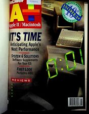 6 Issues Incider A+ Apple II Macintosh Bound Magazine January To July 1993 picture